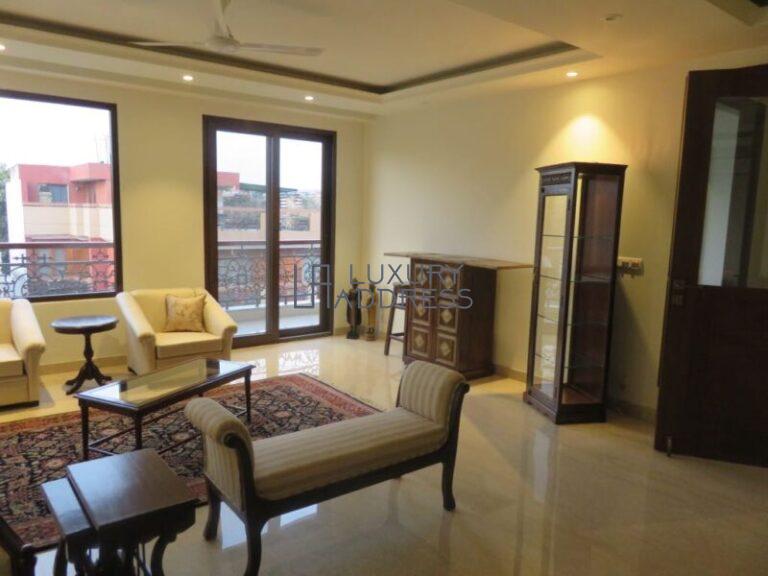 3BHK Furnished Flat Rent in Defence Colony, South Delhi - Luxury Address